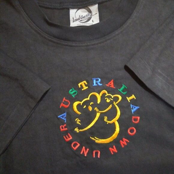 Vintage Australia Down Under Koala Embroidered Tee - Picture 3 of 7